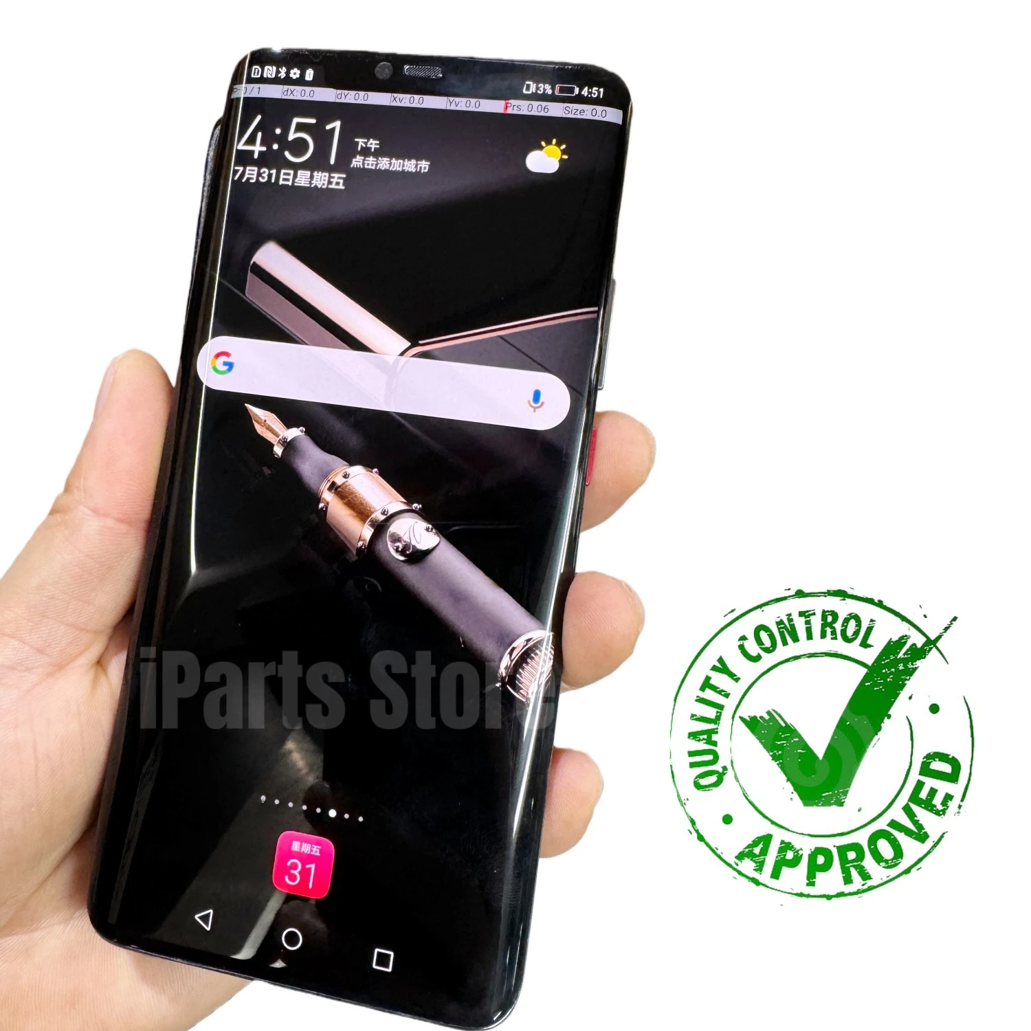 Фото Запасной OLED-дисплей iParts для Huawei Mate 20 Pro LYA L09 TL00 L29 AL00 AL10 L0C с тачскрином и рамкой, все функции, OEM №4