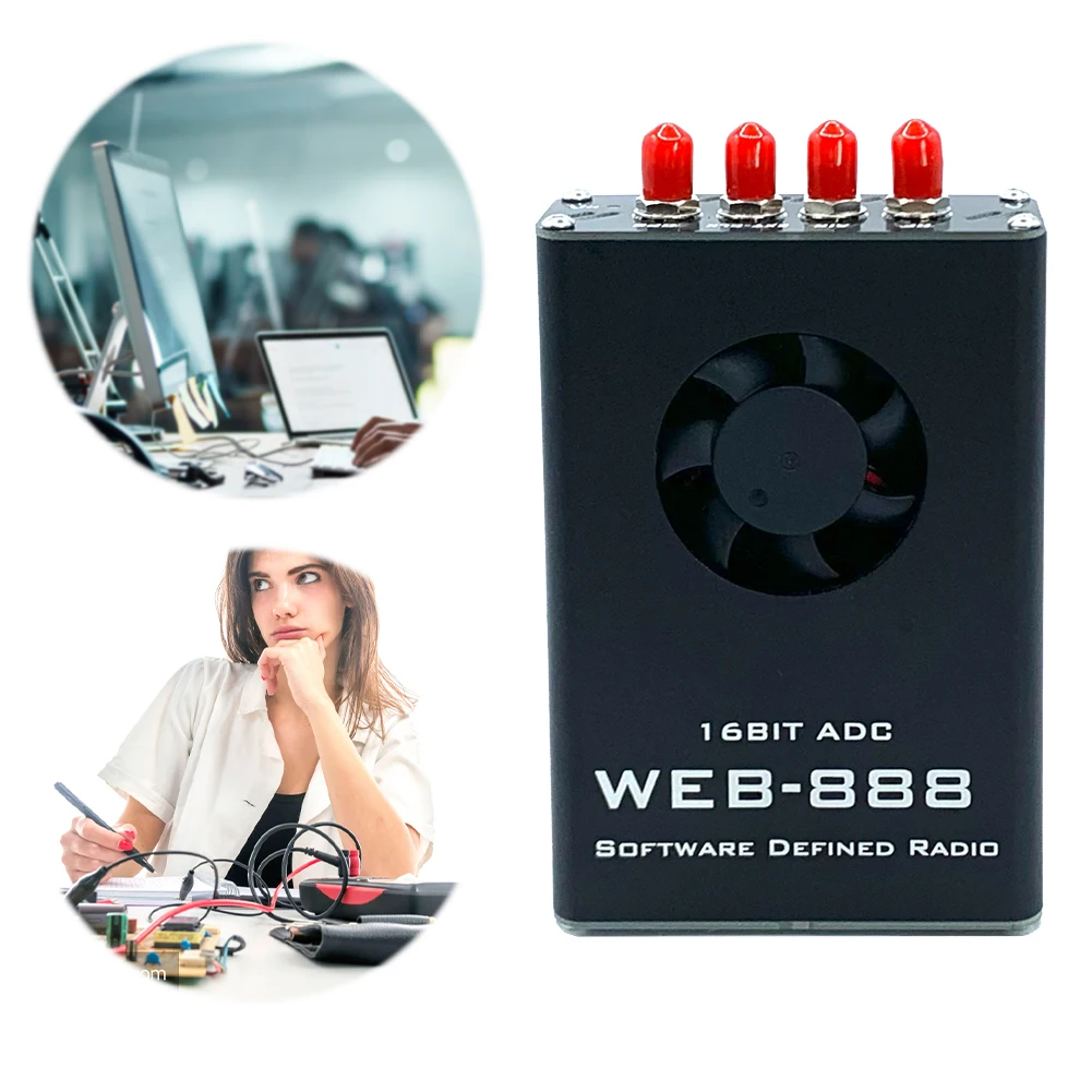 Web-888 16-битный АЦП DDC Web SDR 62M Пропускная способность от 10 кГц до 60 МГц HF VHF Веб
