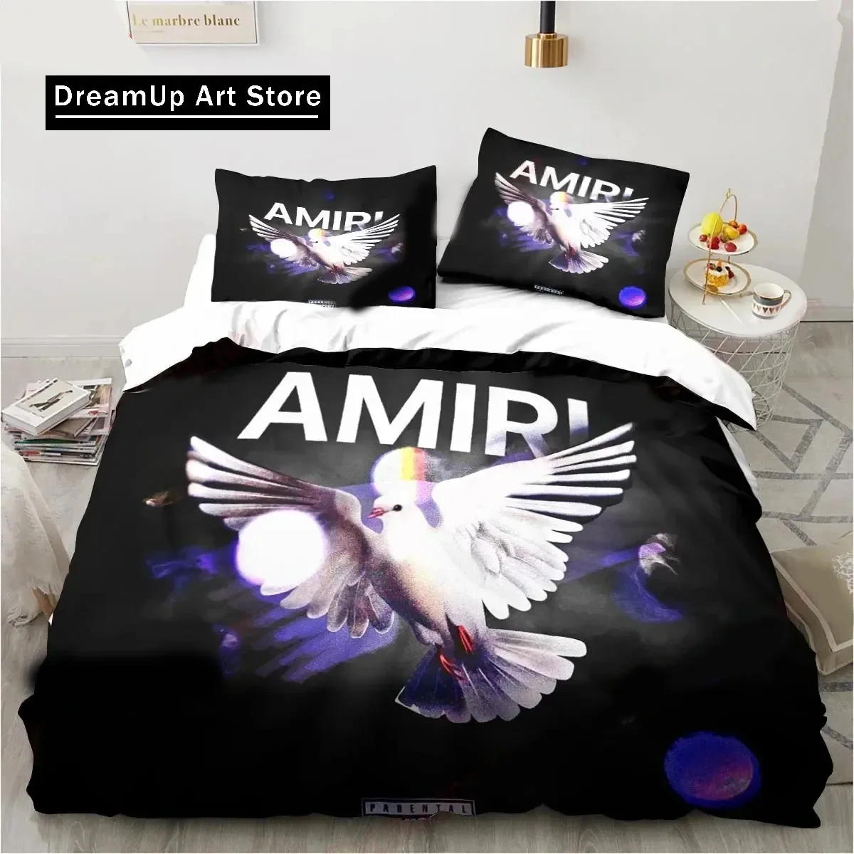 Комплект постельного белья с логотипом Amiris Graffiti для мальчиков и девочек Twin Queen King