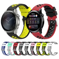 colorful sports silicone strap band for huawei watch 3 46mmgt 2 prohonor magicwatch 2es replace wristband bracelet watchband