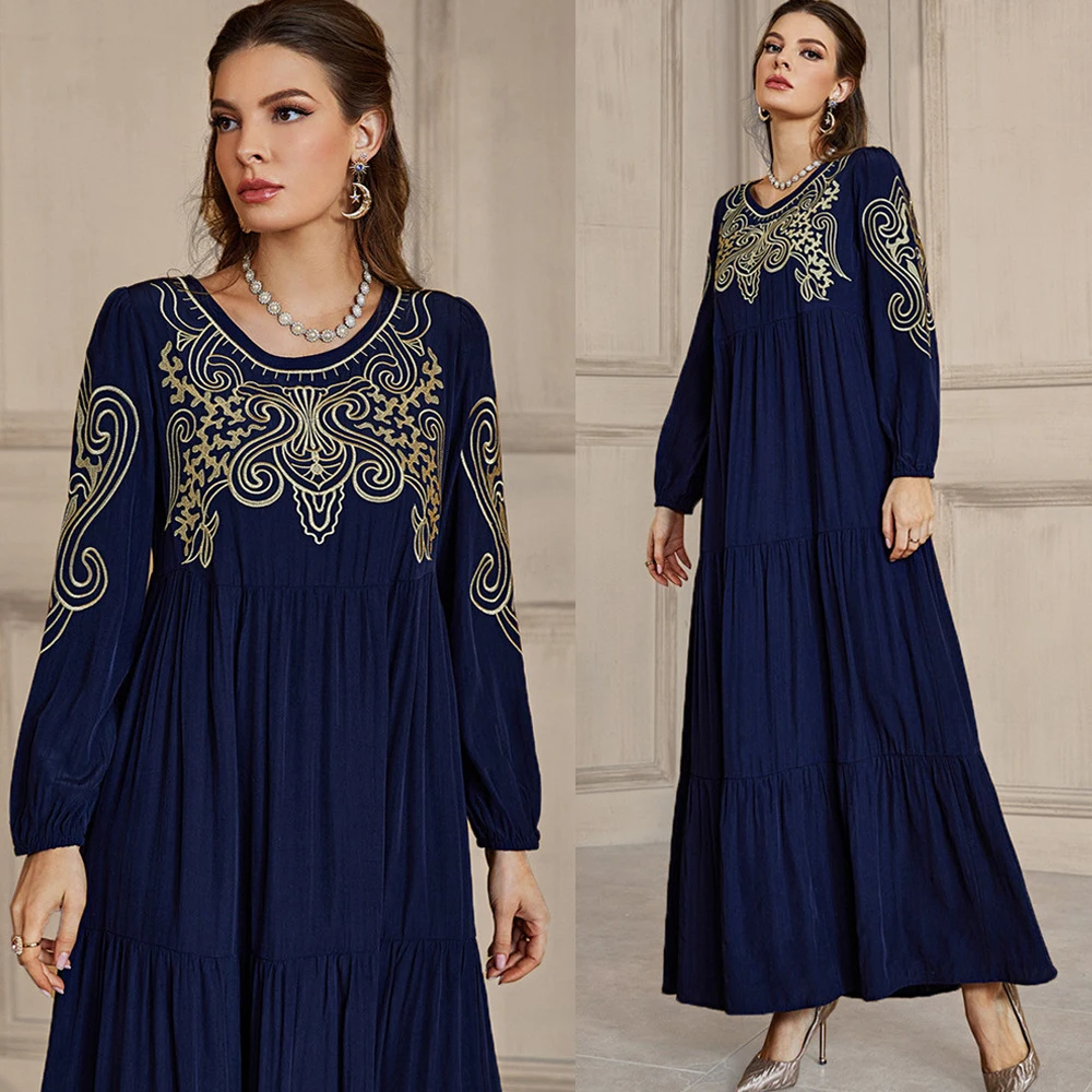 

Eid Mubarak Abaya Дубай, Турция мусульманское хиджаб платье кафтан мусульманская одежда Abayas платья для женщин Robe Musulman Femme Vestidos