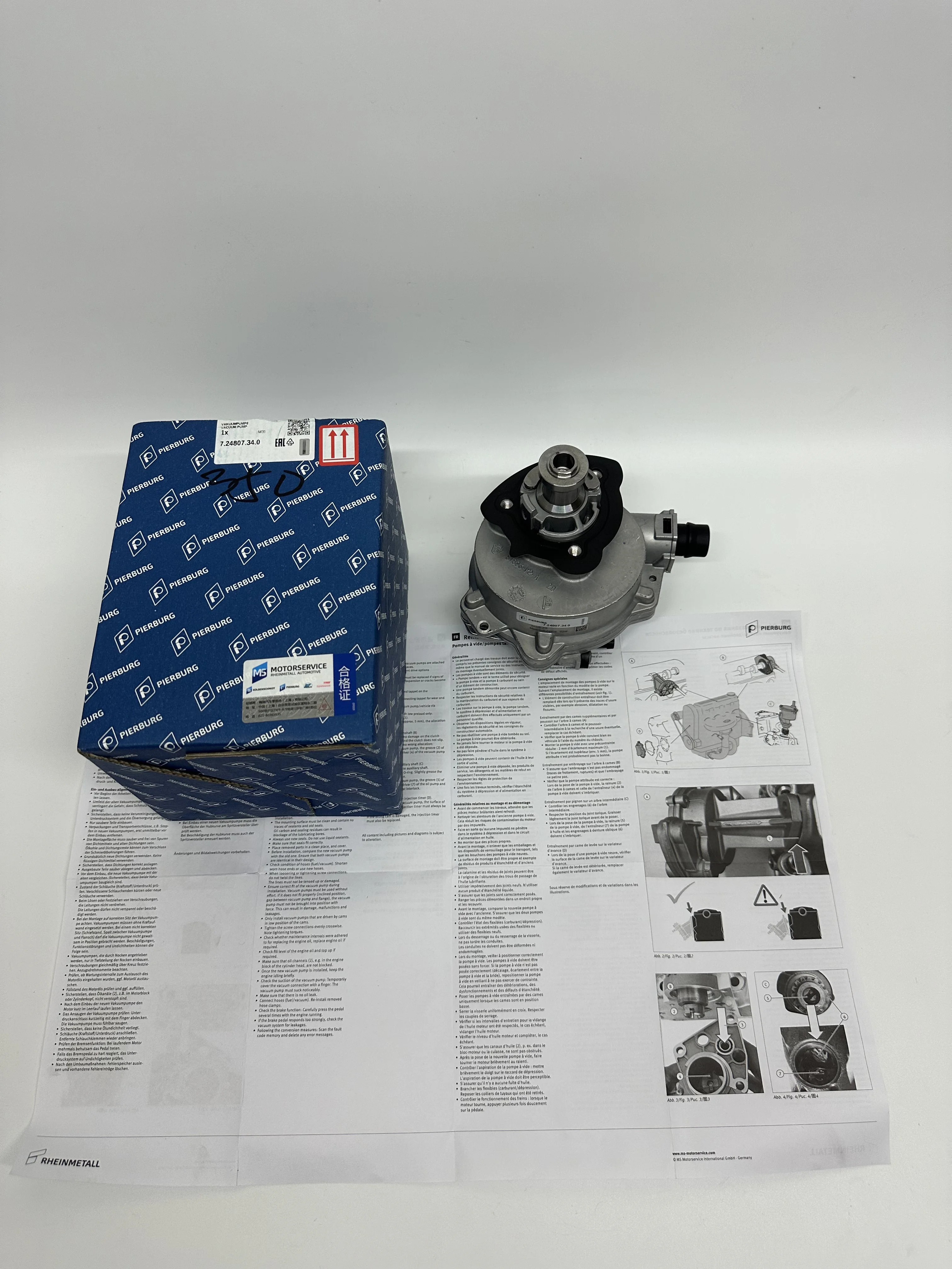 11667575325 11667619350 новый для BMW F20 F35 114116118120316 тормозной вакуумный насос