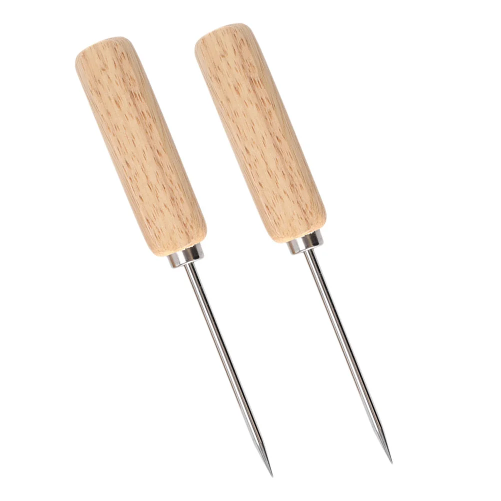 

Ice Pick Tea Tool Bar Crusher Chipper Steel Wood Kitchen Stainless Breaking Needle Brick Shaper Manual Picks Punchhandle
