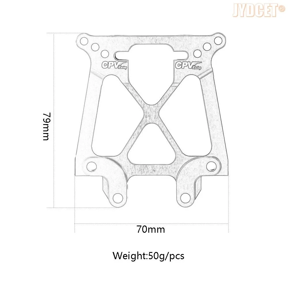 # Алюминиевая передняя и задняя амортизационная пластина 85060 демпферная для
