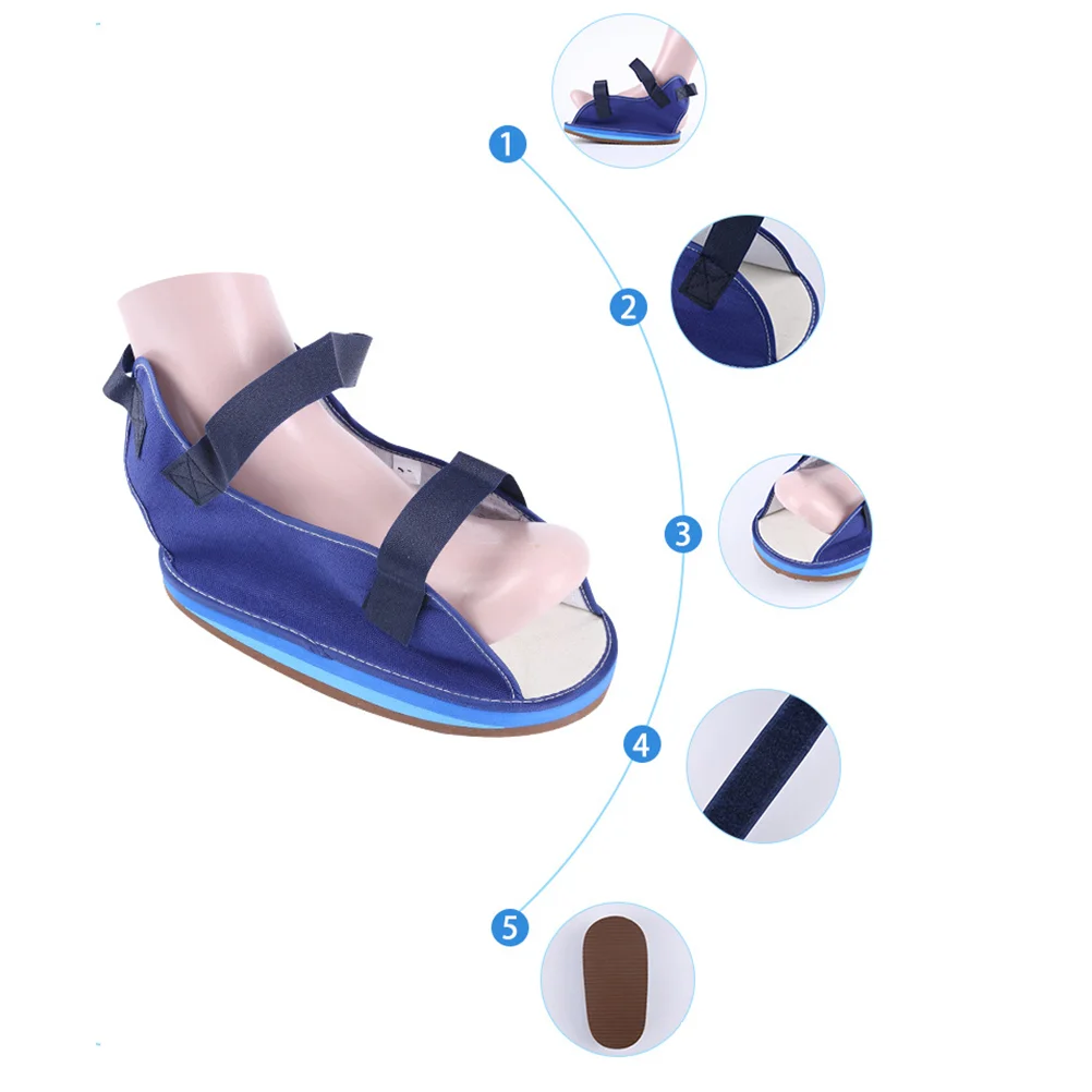 

Shoe Walking Boot Post Cast Foot Fracture Toe Op Broken Shoes Sandal Stress Ankle Care Protection Operative Accessories Sandals