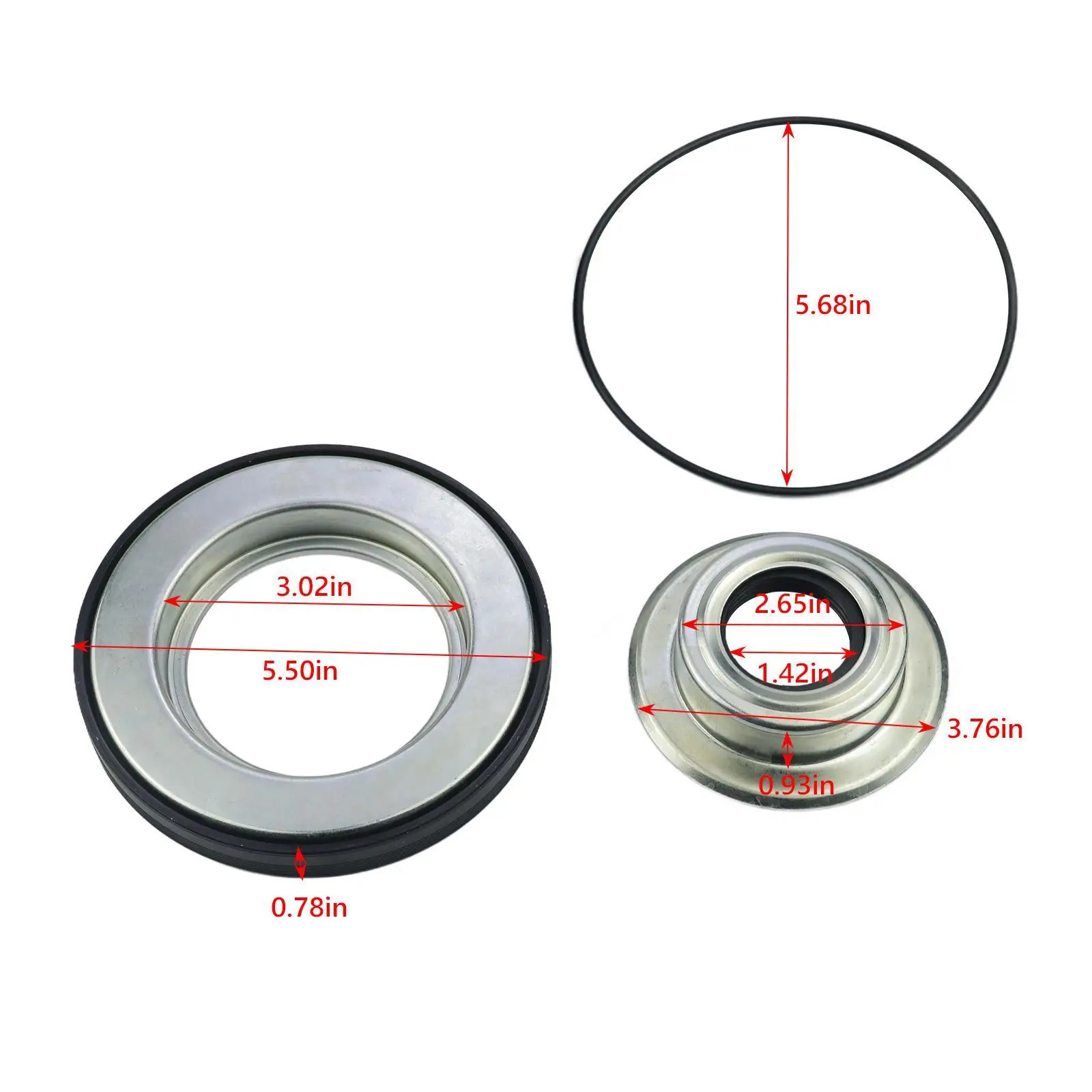 Комплект уплотнений для вакуумной трубки передней оси Ford Super Duty F450 F550