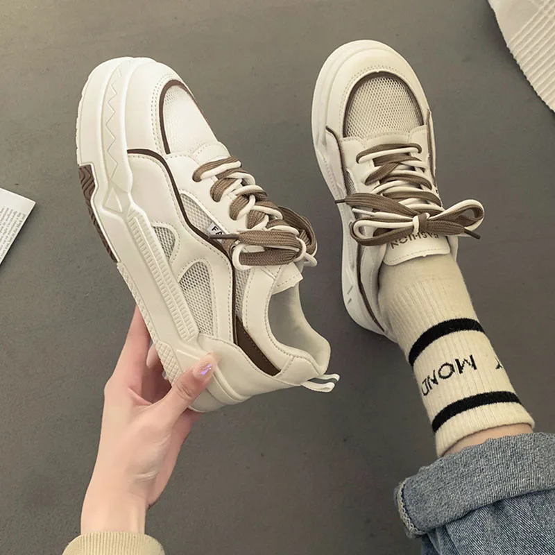 Женская обувь 224 новые летние сетчатые туфли с дышащей сеткой студенческие для