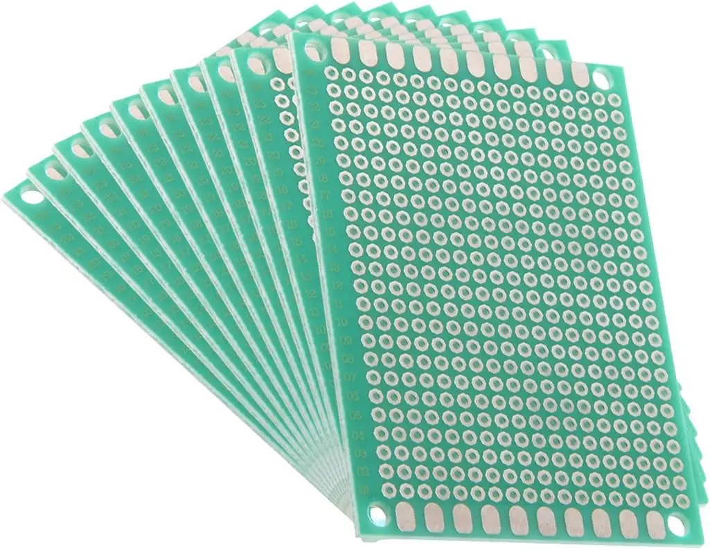 

Keszoox 5x7cm Single Sided Universal Printed Circuit Board for DIY Soldering 10pcs