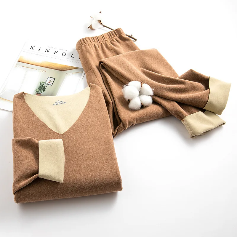 Men's Seamless Thermal Underwear Sets Heated Warm Long Sleeve Top Blouse Sets for MenThermo Clothing Winter Lingerie Black Color