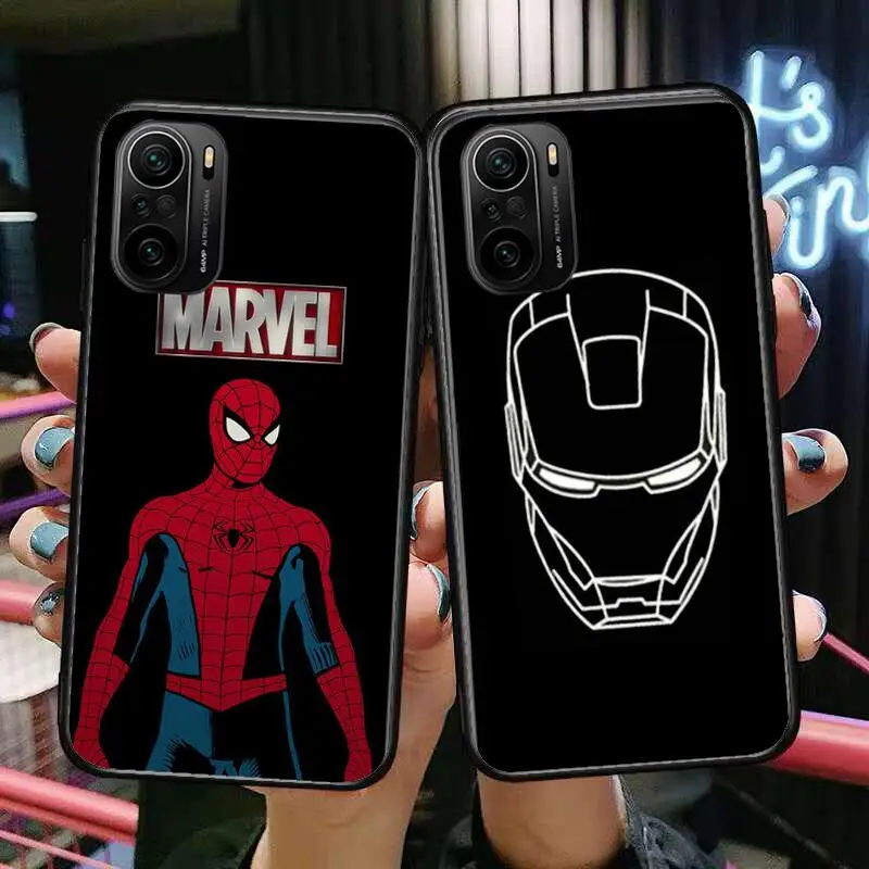 

Art Spider-Man Venom Phone Case For xiaomi redmi POCO F1 F2 F3 X3 Pro M3 9C 10T Lite NFC Black Cover Silicone Back Prett mi 10 u