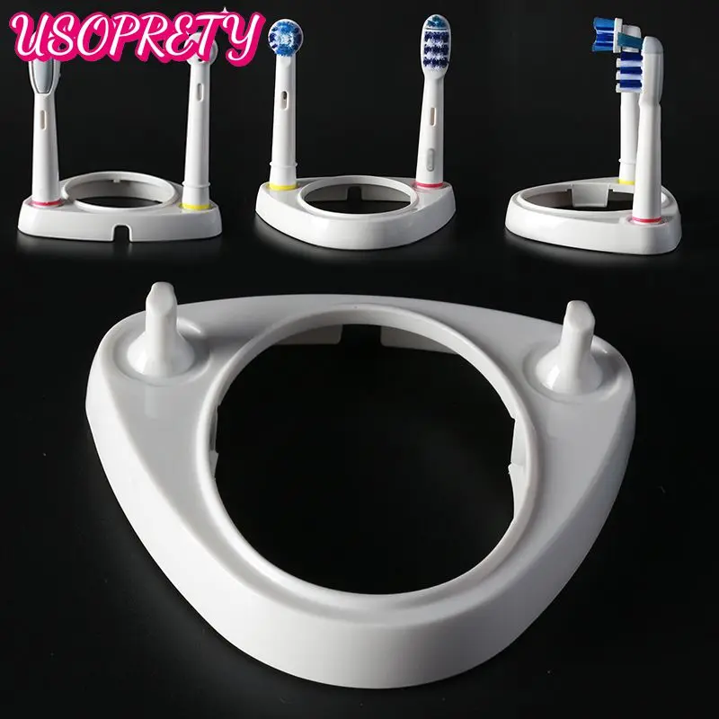 

Oral Electric Toothbrush Stander Support White Black Holder 2 Toothbrush Head With Charging Base Mount Docks Holder