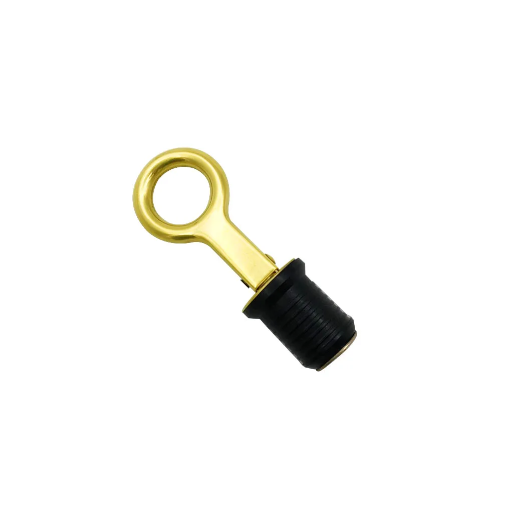 Marine Handle Rubber Drain Plug Snap Tight Flip Style Hull LiveWell Bilge Transom Seawall Boat Accessories