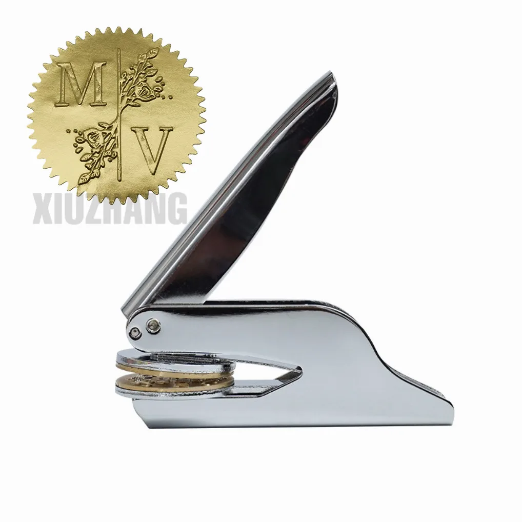 

Design Your Own Embosser Stamp / Custom Embosser Seal for Personalized / Wedding Seal