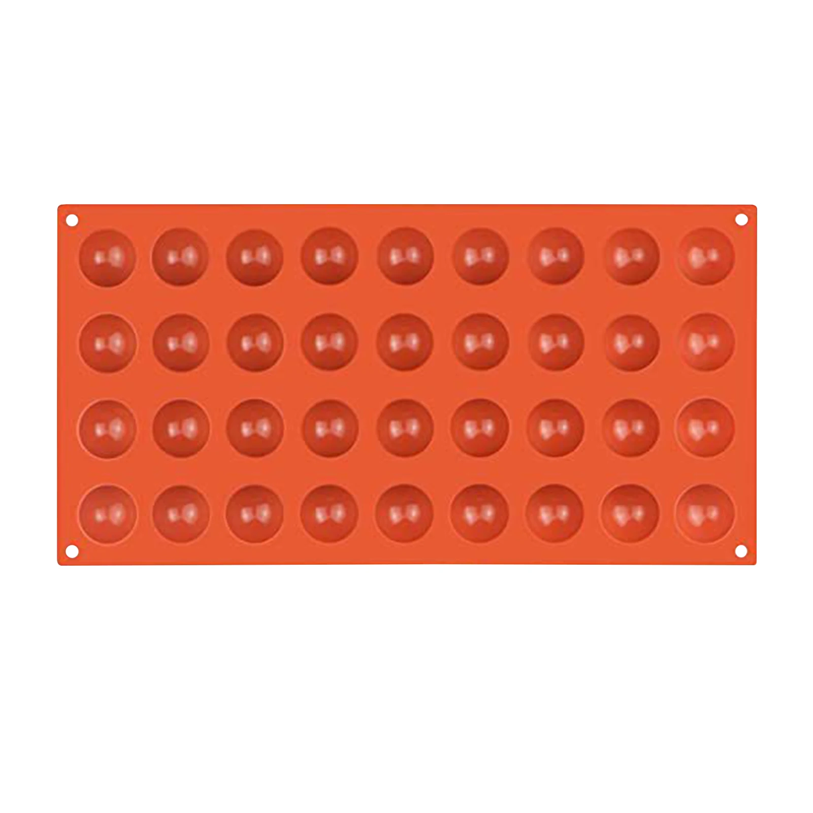 

Домашняя кухонная форма для шоколада, полусферическая форма для выпечки, мусс, десерт «сделай сам», 36 отверстий, мягкий силиконовый декор дл...