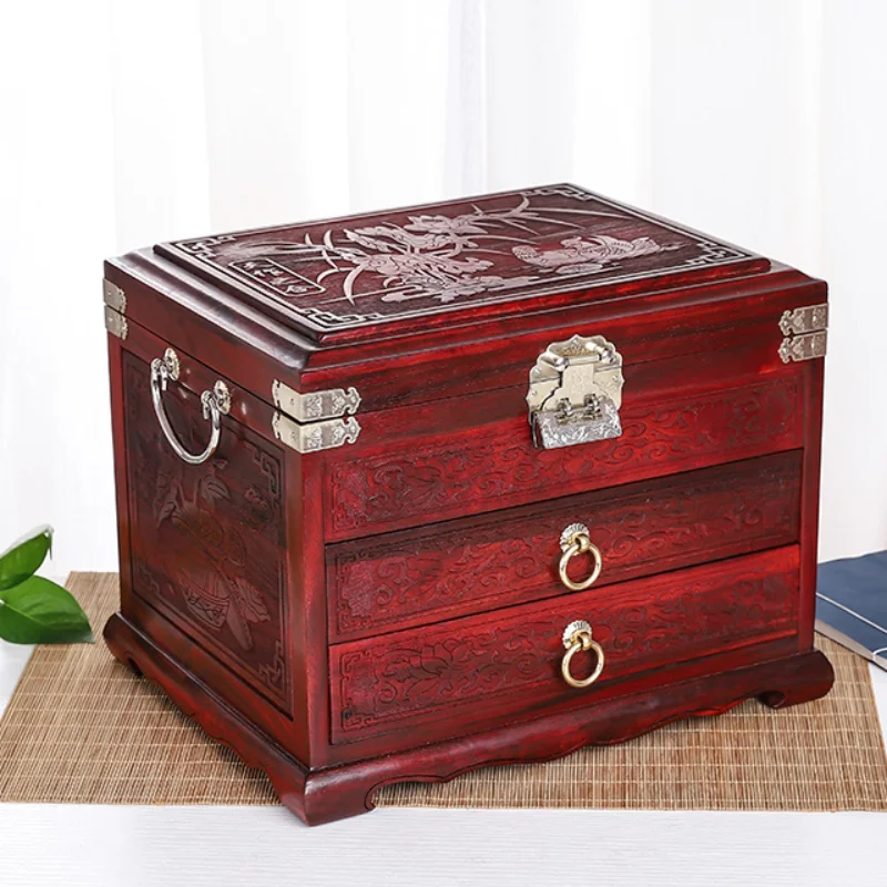 Chinese Style Cosmetic Storage Sundry Earrings Necklace Display Gift Box Wholesale