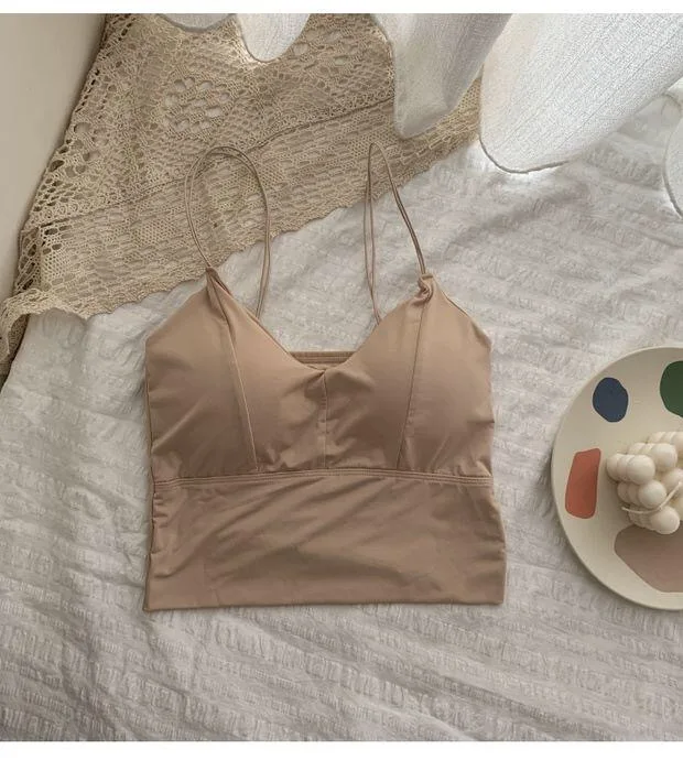 

Женский Шелковый топ с мягкой спинкой, без рукавов