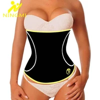 ningmi sweat belt for women waist trainer weight loss waist cincher belly girdles slimming band neoprene body shaper fitness gym