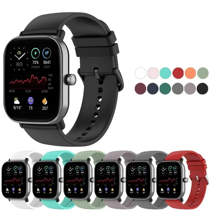 

20mm 22mm watch Strap For Amazfit gts/3/2/Bip/gts2/4/Mini Gtr 2 2e 47mm Smartwatch Samsung galaxy watch 4/Classic/3 45mm 46mm