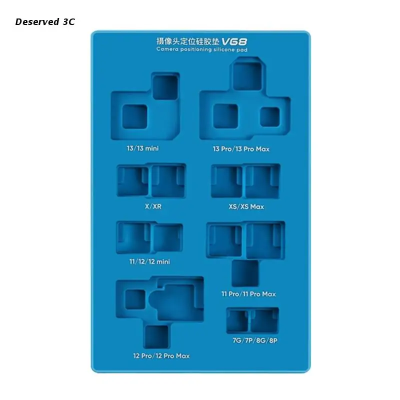 

Phone Camera Positioning Silicone Pad Mold for iphone 7 8 12 13promax Rear Cam