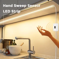 dc 5v led strip lights usb 2835 hand sweep waving sensor light motion tv backlight kitchen cabinet led strip light waterproof