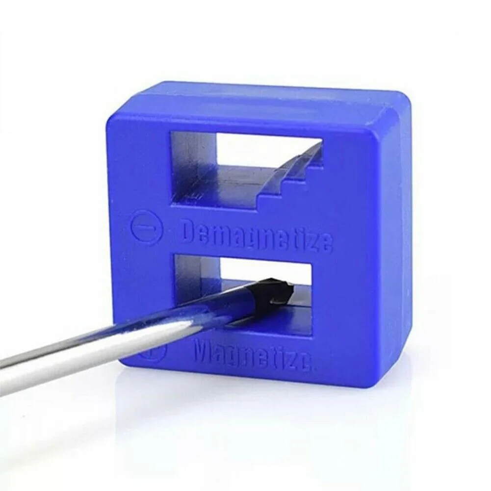 

2pcs Screwdriver Magnetizer Demagnetizer Plastic Case 53*50*29mm Magnetic Fast Machine For Repairing Maintance Tools Parts