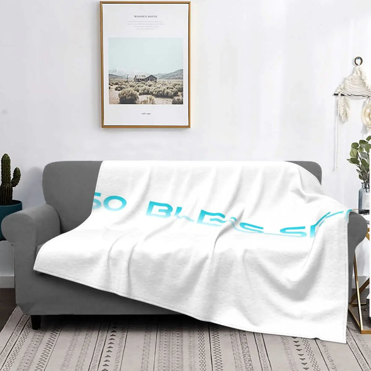 

So Blessed-Faith-colcha a cuadros para cama, manta de muselina de Anime, Sudadera con capucha, colchas para camas