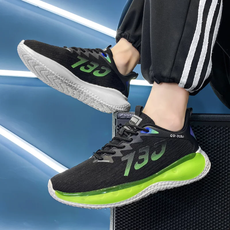 2022 New Men Popcorn Sneakers Fashion Casual Breathable Running Shoes Lightweigh Non-slip Designer Top Quality Men Tennis Shoes