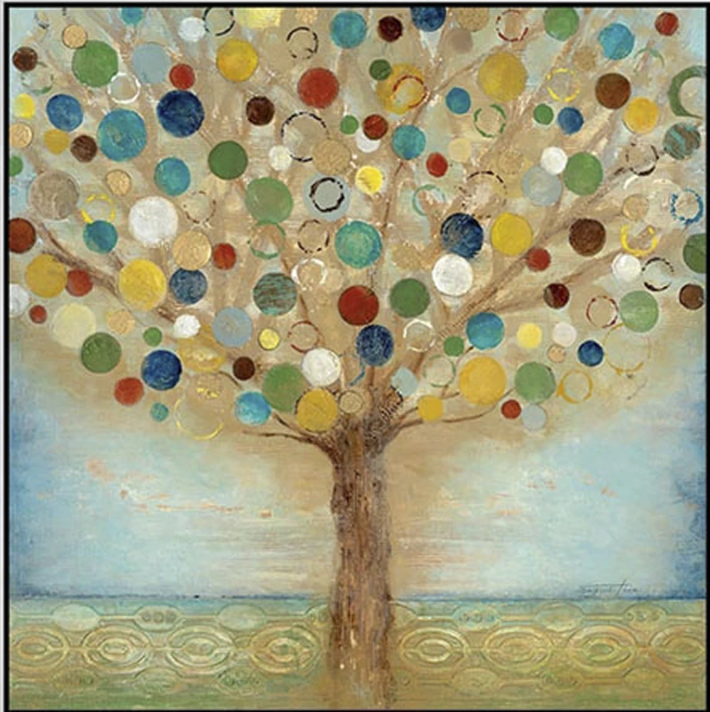 Картина маслом абстрактное искусство картина на холсте серебряный современный