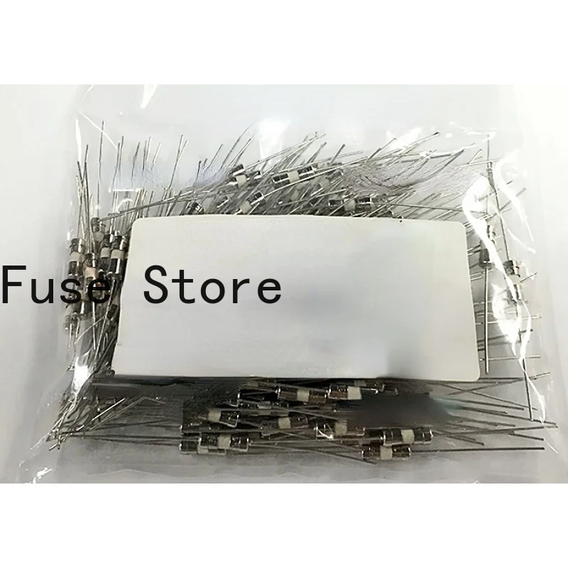 

10PCS 3.6 * 10 Ceramic Fuse Double Hat With Lead Pin F10A F12A F15A 250V Fast