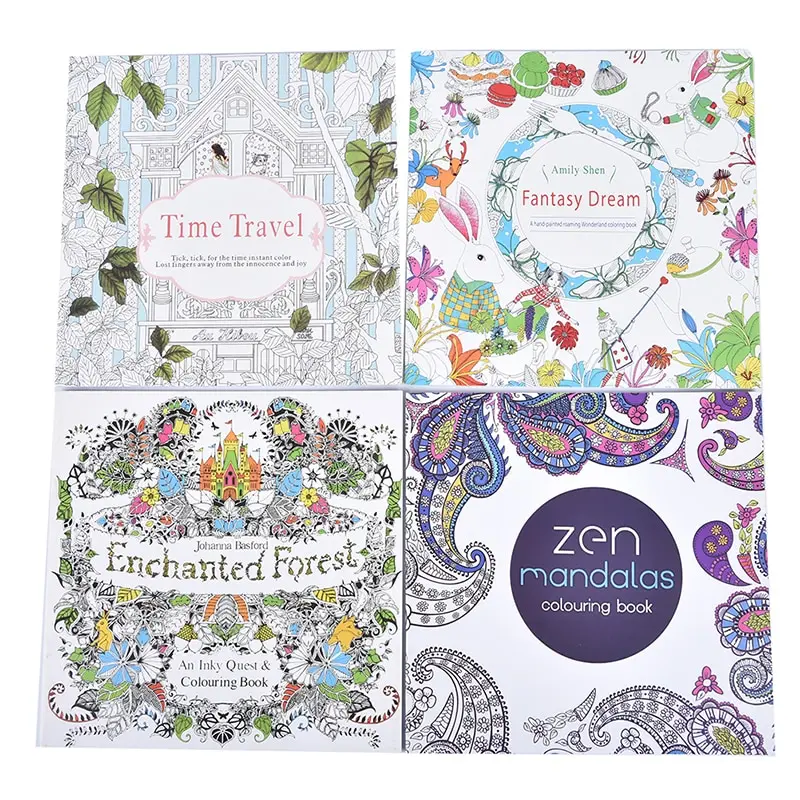 

1 pc Coloring Book For Children Adult Relieve Stress Kill Time Painting Art Book Anti-Stress Magic Forest Fantasy Dream