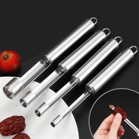 4pcs set stainless steel fruit corer red dates apple pear corer remover slicer knife fruit vegetable tools kitchen utensils