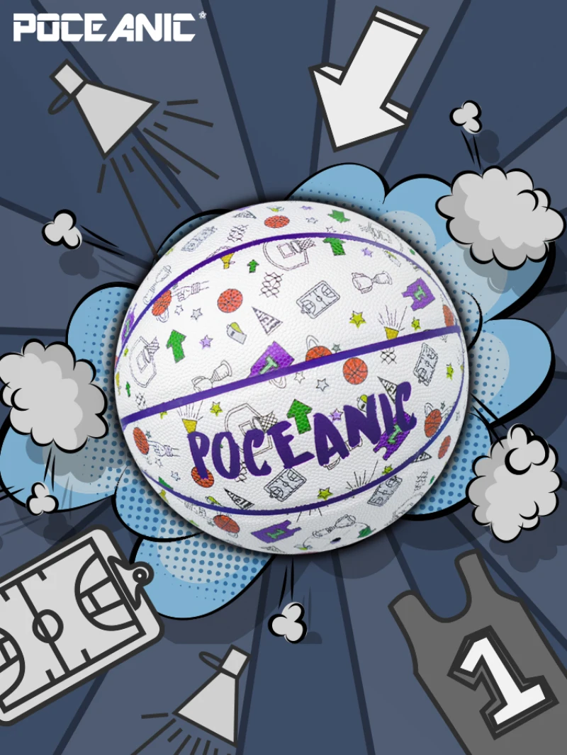 

Карнавальный баскетбольный мяч из мультфильма, Размер 7