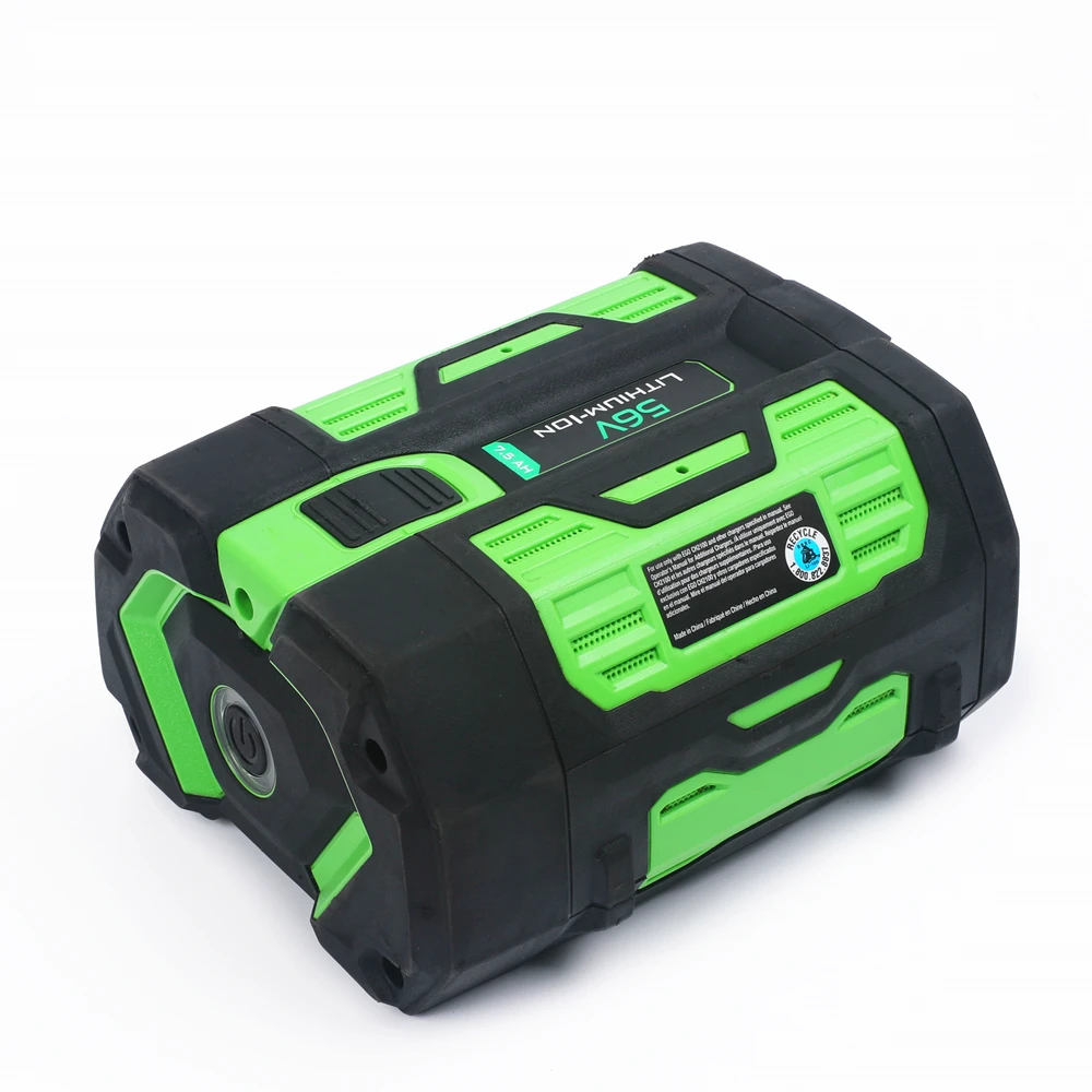 

MXNNPOO 56V 7.5Ah Replacement Lithium-Ion Battery With Fuel Gauge for BA2800T BA4200T BA5600T for EGO 56V Cordless Power Tools
