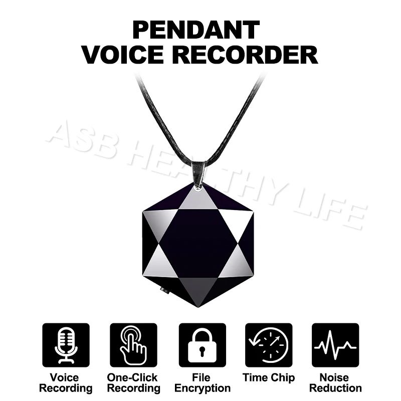 

Portable Voice Recorder Professional Recording Dictaphone Digital Voice Activated Sound Record Device Long Time Audio Recorder