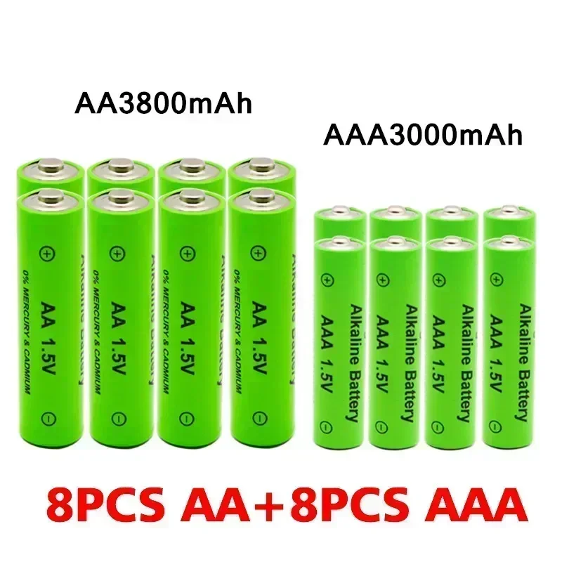 Никель-водородная батарея аккумуляторная AA1.5V 3800mAh/1 5V AAA 3000mAh щелочная