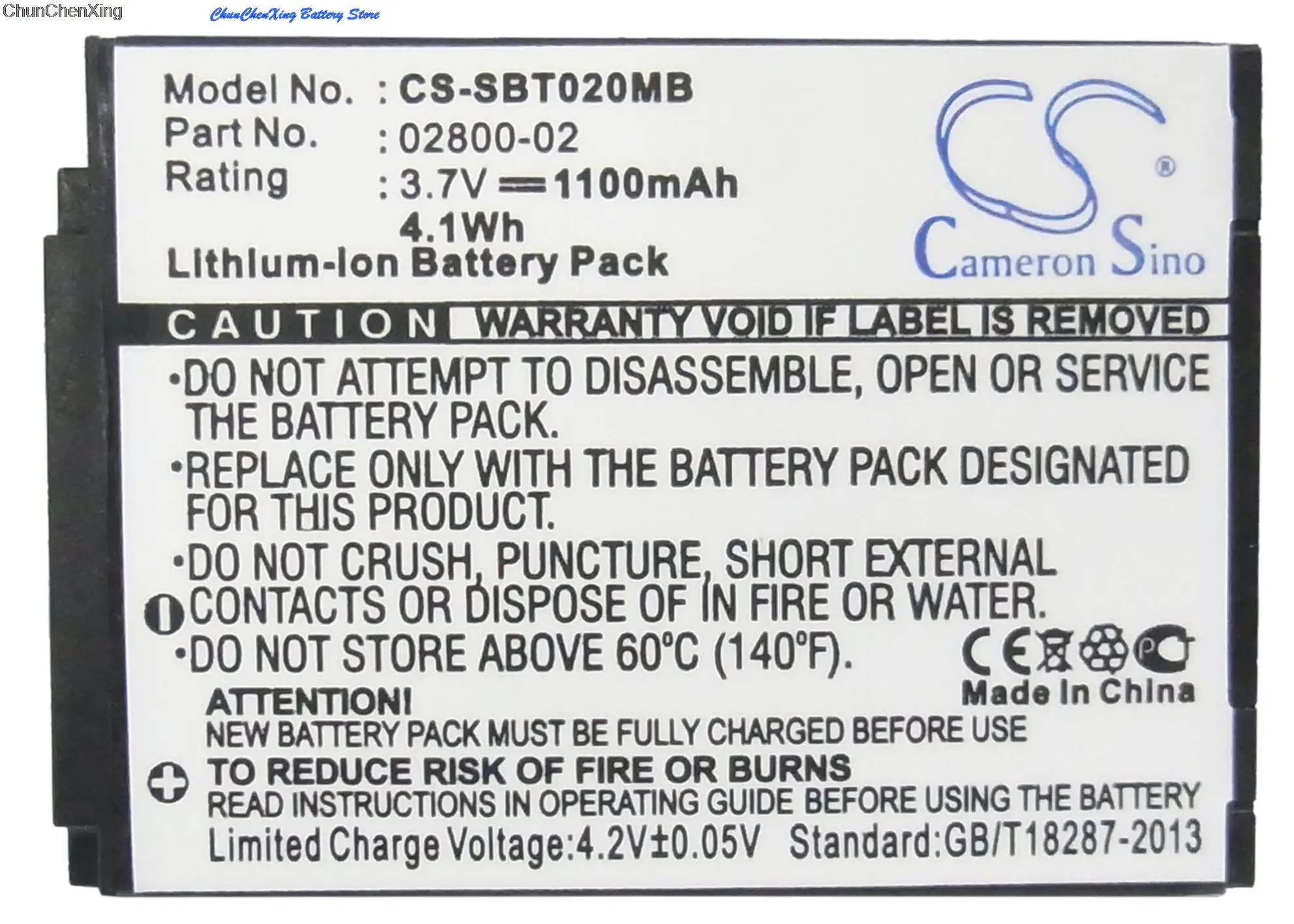

Cameron Sino 1100mAh Battery for Summer Baby Touch 02000,02004,Best View 28030,28034,28035,02040,02044, 02800,02804,02805