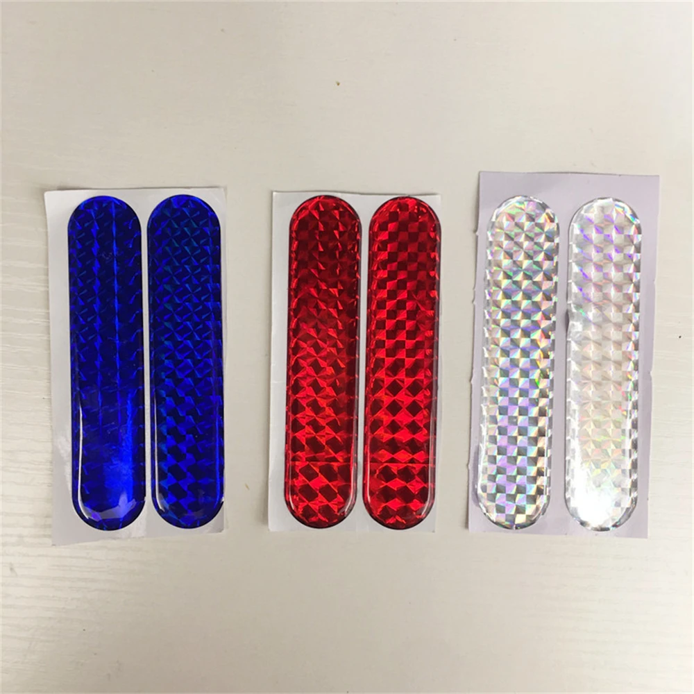 Car Reflective Sticker Door Safety Warning Mark Reflector Tape Strips Auto Motorcycle Bike Stickers with 3 Colors |