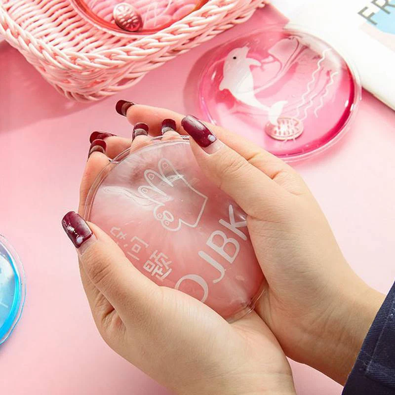 

Cartoon Round Hand Warmer Portable Instant Heat Pad Outdoor Stove Hand Warmers
