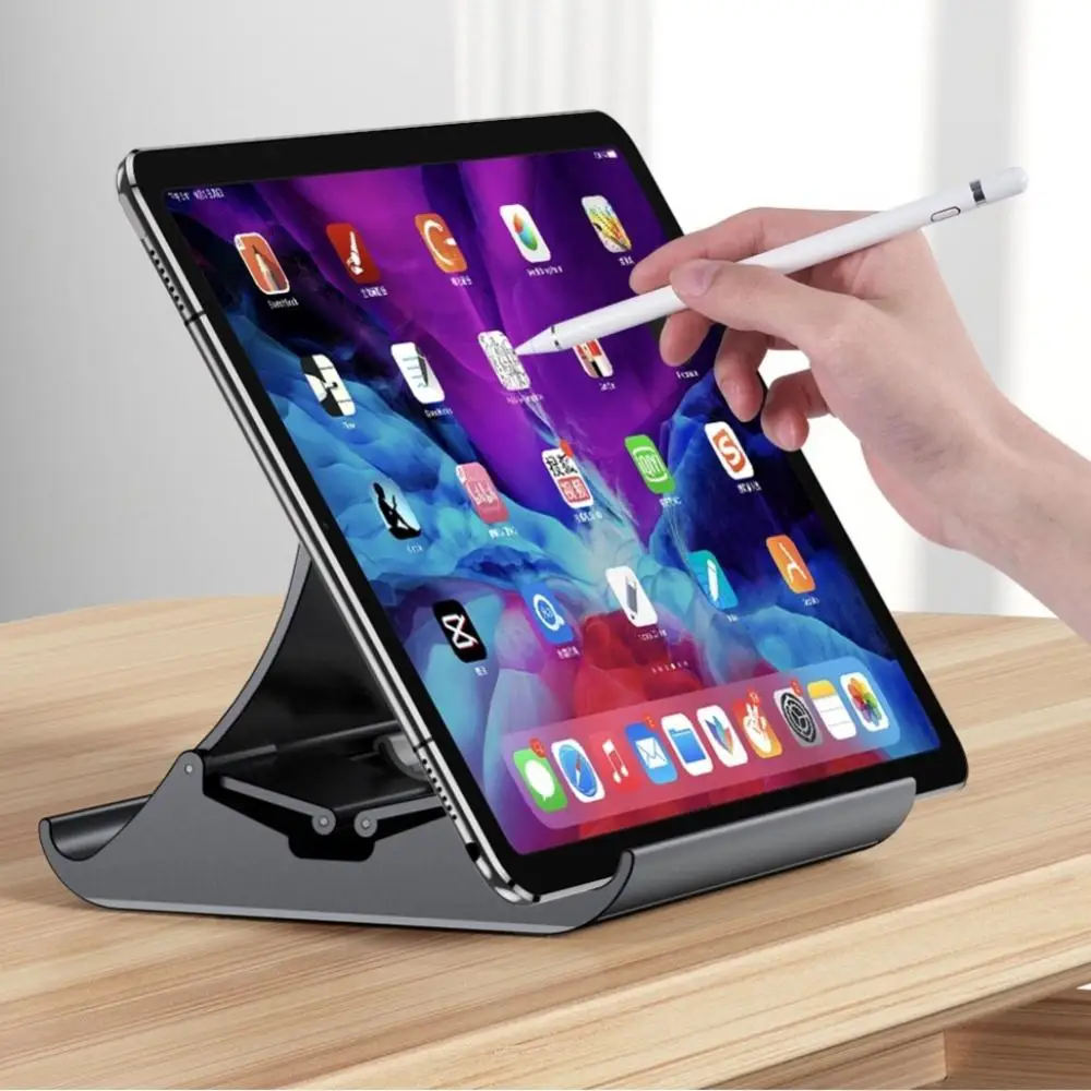 

Adjustable Folding Base Desktop Holder For Macbook Air Pro Dissipate Heat Bracket Vertical Tablet Stand Space Saving Gravity Pc