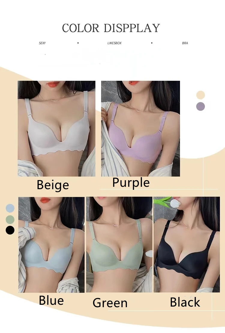 Sexy Seamless Bras For Women Wireless Brassieres Soft Familiar Women's Underwear Female Intimates Womens Lingerie Sleepwears