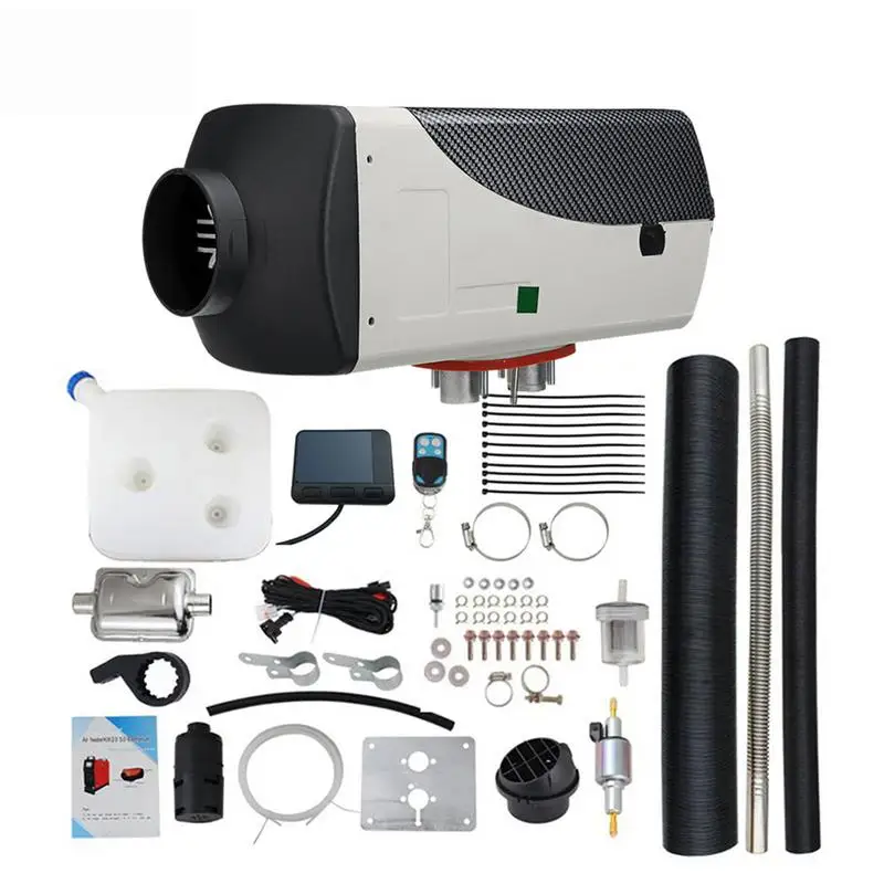 

Air Diesel Heater 12V/24V 2/5/8KW With Silencer Remote Control Truck Boat Bus RV Trailer Air Diesel Parking Heater