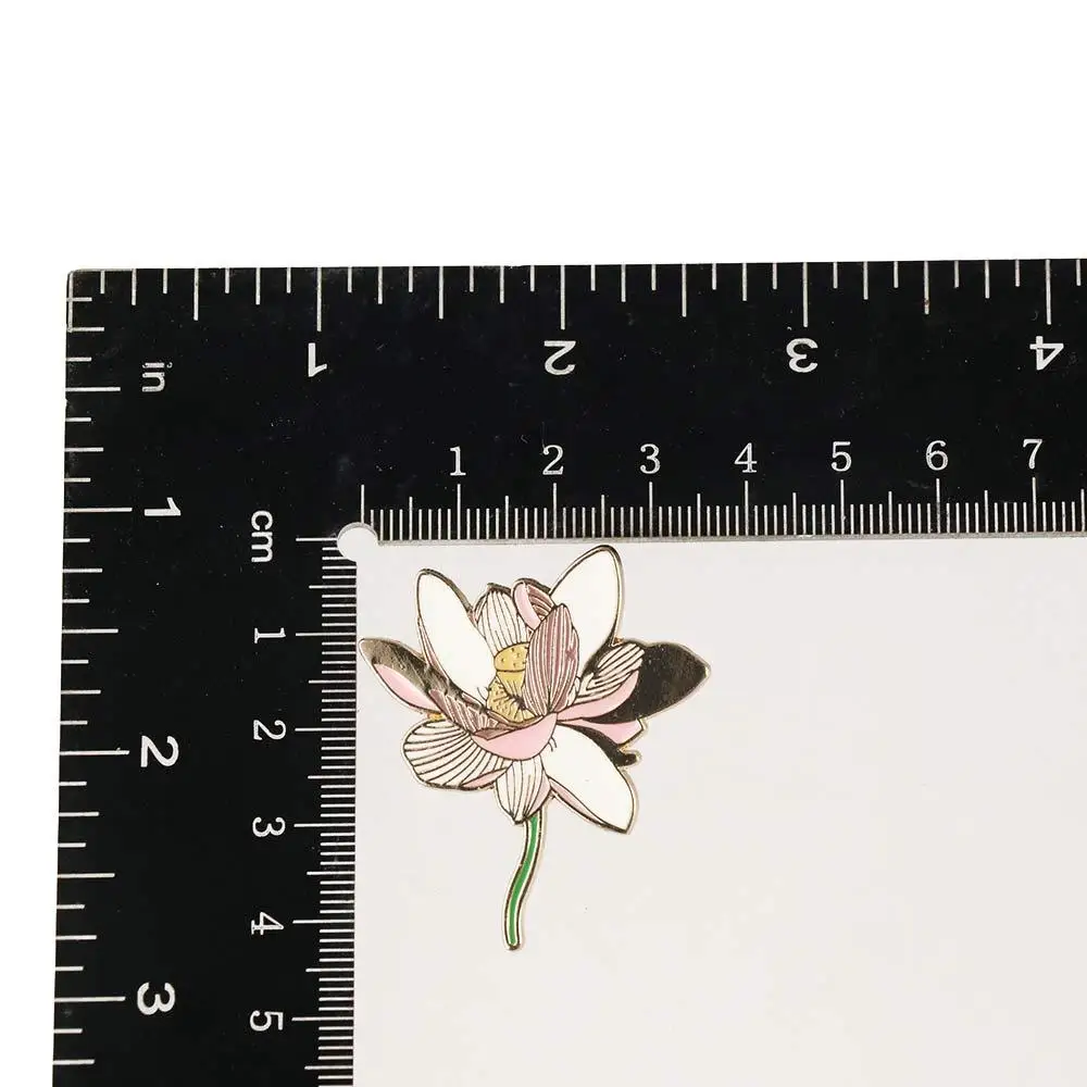 Брошь на лацкане элегантная брошь в виде цветка лотоса ретро Lucky Koi классическая