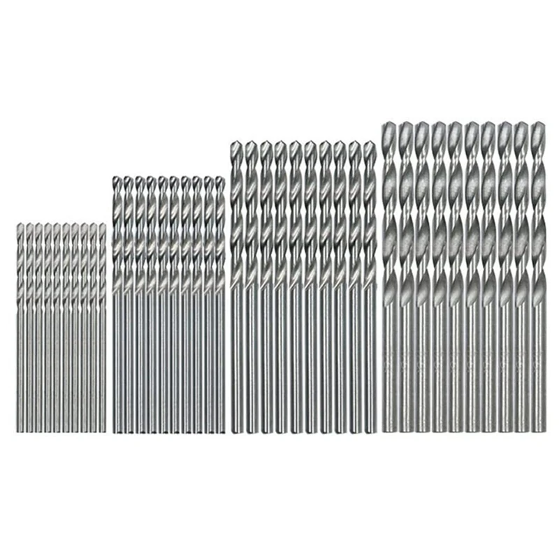 

TOP 40Pcs Titanium Twist Drill Bit Set,Cobalt Metric Drill Bits 0.5Mm - 2.0Mm For Metal,Stainless Steel Sets Small Drill Bit