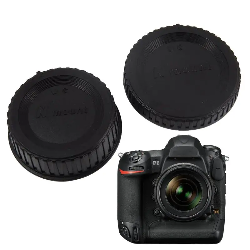 F Mount Rear Lens Cap Cover + Camera Front Body Cap For N-ikon F DSLR and AI Lens Replace BF-1B LF-4