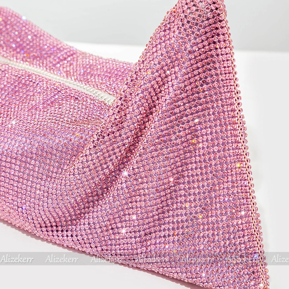 Вечерняя Сумка-клатч Стразы с узлом новинка 2022 блестящие кошельки кристаллами