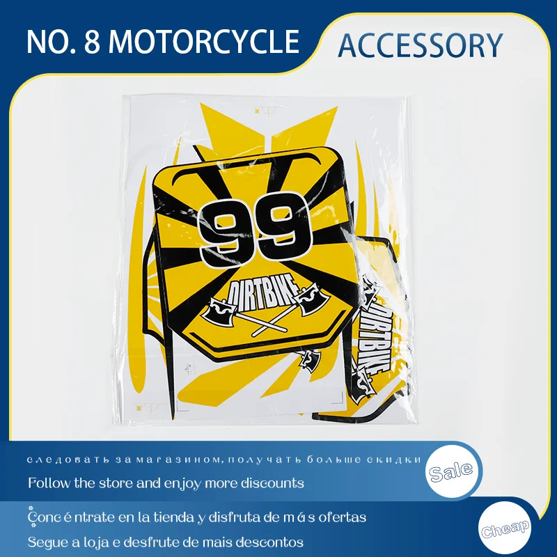 

Sticker Decal Kit Fairing For 125cc 140cc 150cc Dirt Bike Pit Trail Apollo Set PRO BAT NEW