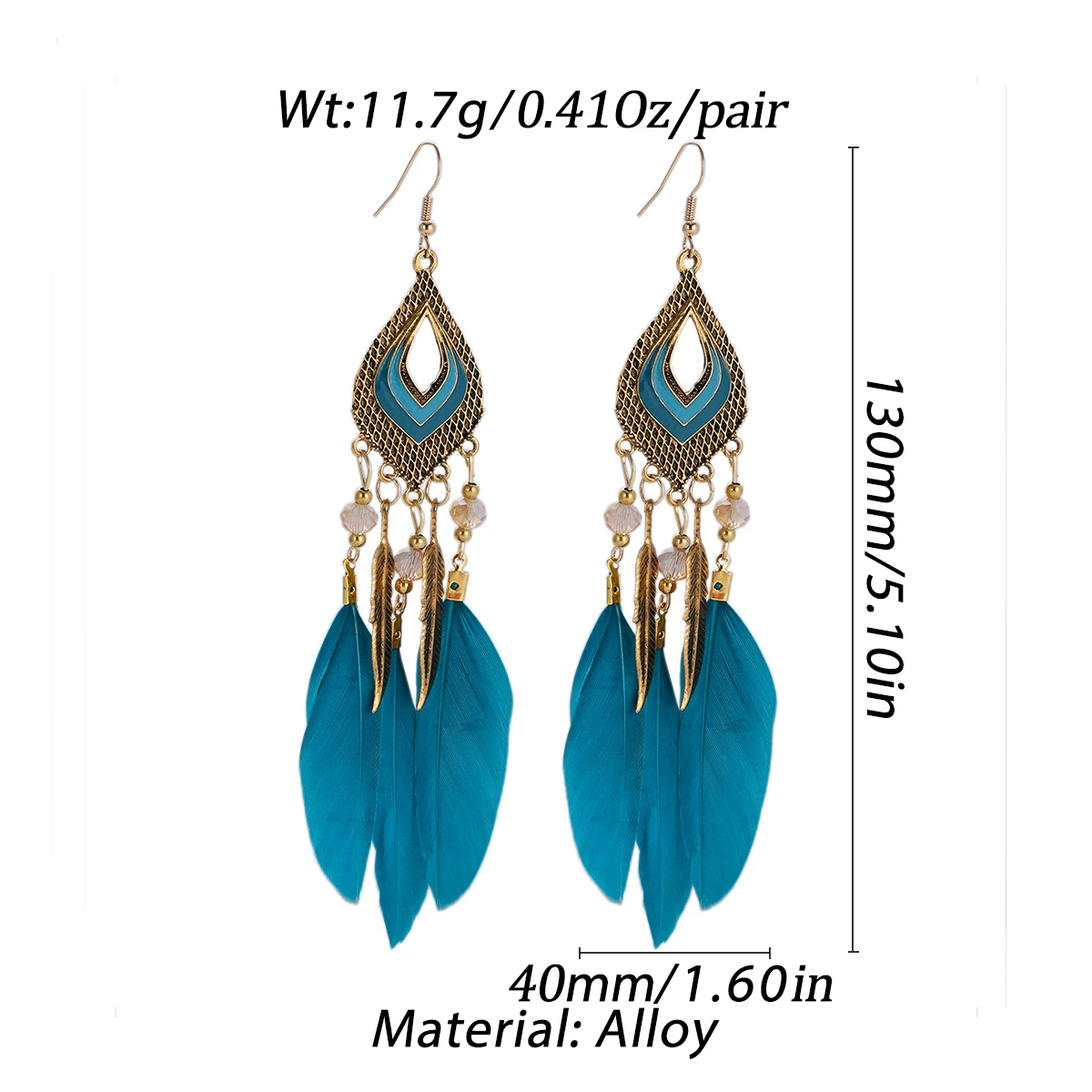 Новинка модные длинные висячие серьги в стиле бохо для женщин Подвесные золотого