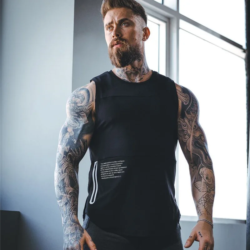 

Мужской спортивный жилет для мышц Dr. Trend, Мужская быстросохнущая дышащая футболка без рукавов для тренировок и фитнеса, оптовая продажа с фа...