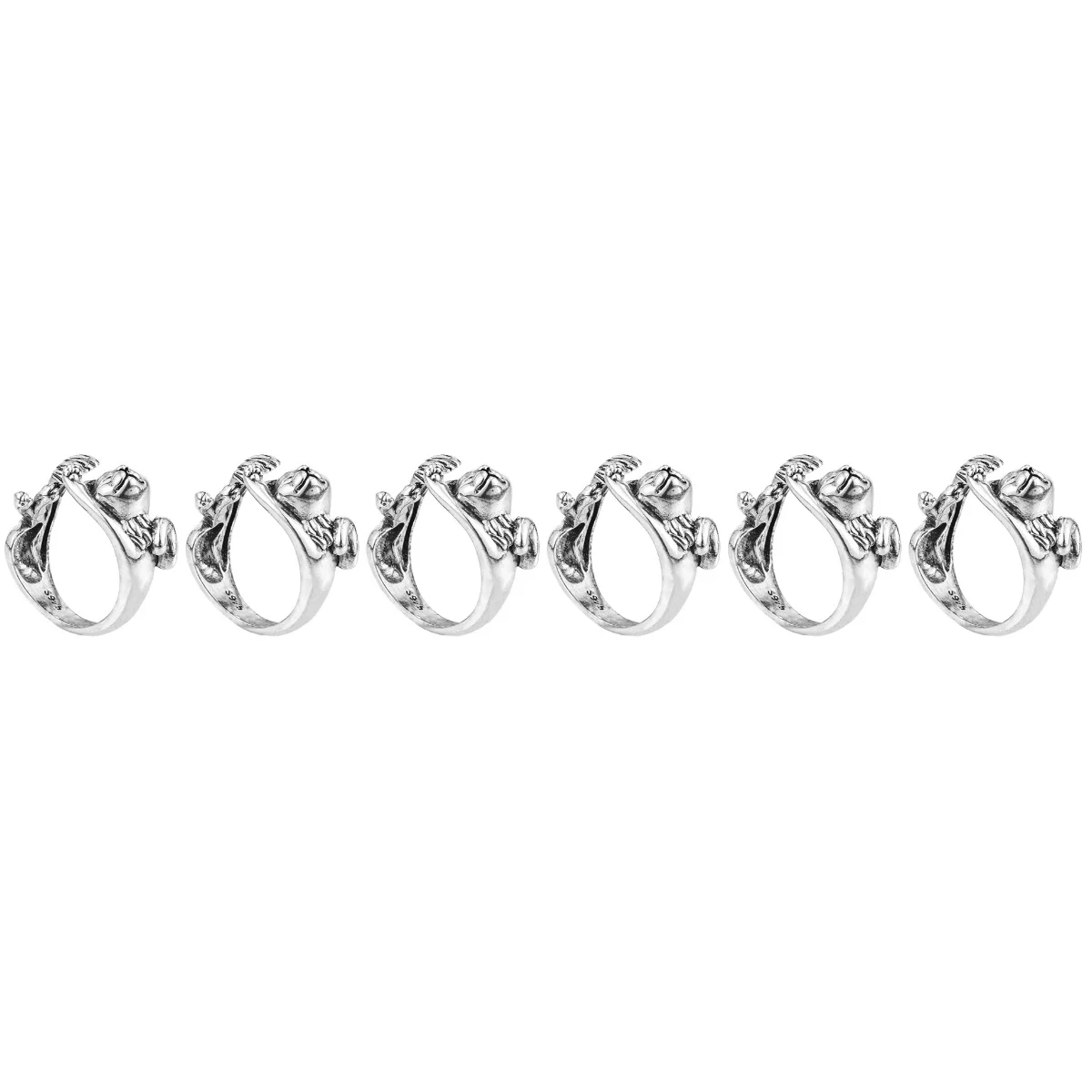 

Ring Knitting Guide Fingeryarn Crochet Braided Metal Holder Adjustableopen Faster Thread