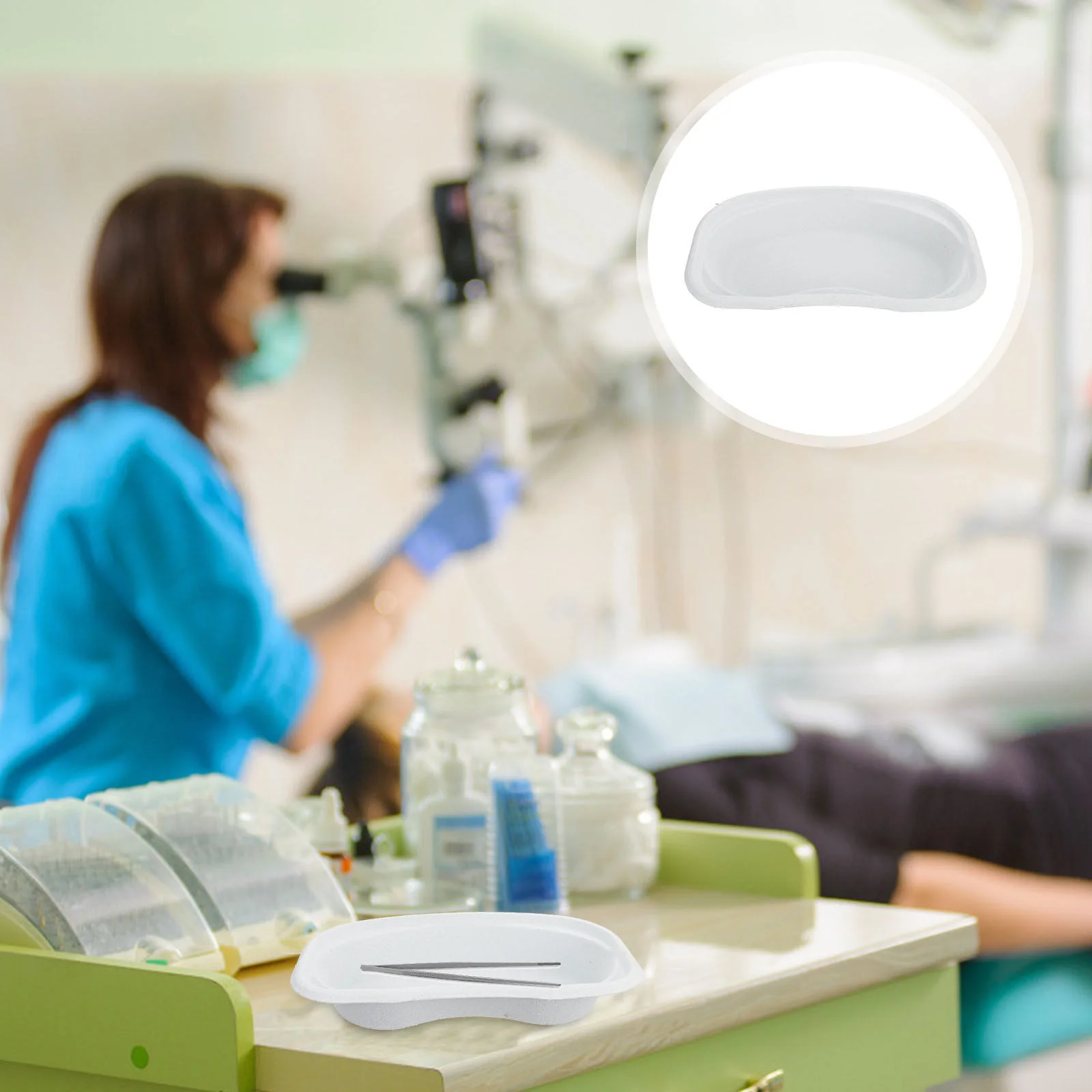 

20 шт., одноразовые пластиковые подносы для кормления